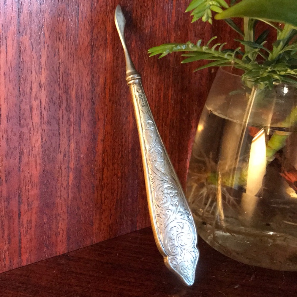 Vintage Sterling Silver Cuticle Pusher